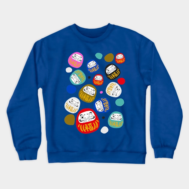 Daruma Crewneck Sweatshirt by ursulalopez